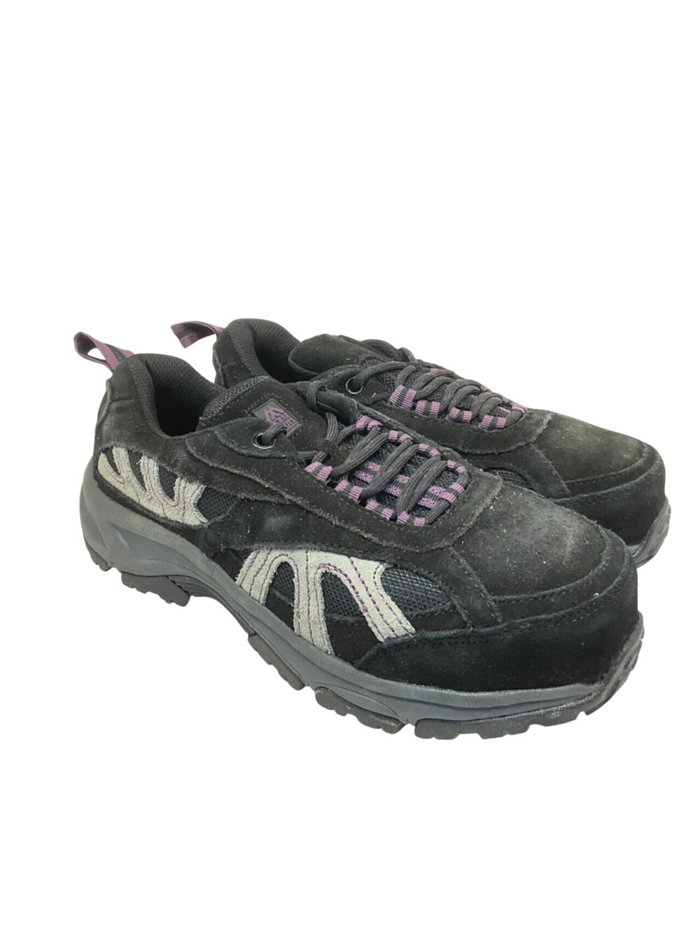 McRae Women's Lace-Up Steel Toe Metatarsal Hiker MR47300 Black Leather Size 7.5W